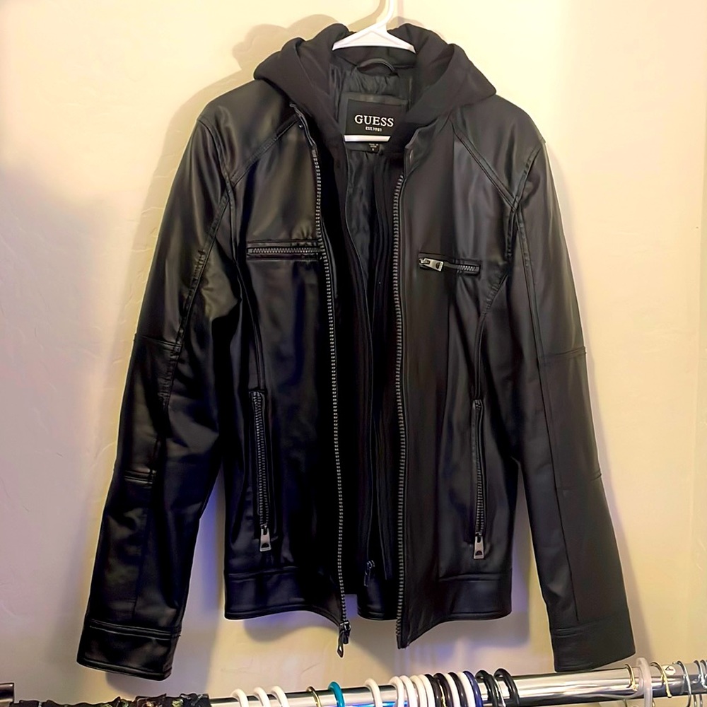 GUESS leather jacket